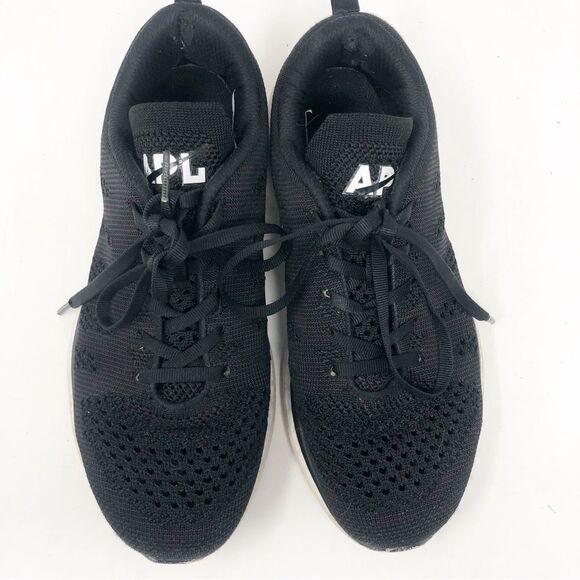 APL | Athletic Propulsion Labs Black White TechLoom Pro Sneakers Women’s Size 8 - Picture 3 of 11